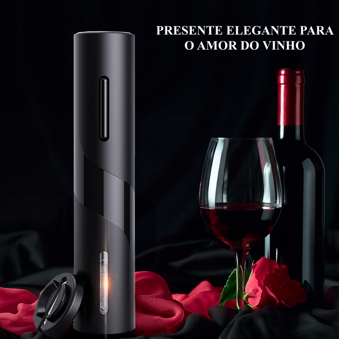 Abridor de Vinho Elétrico  com Carregamento USB