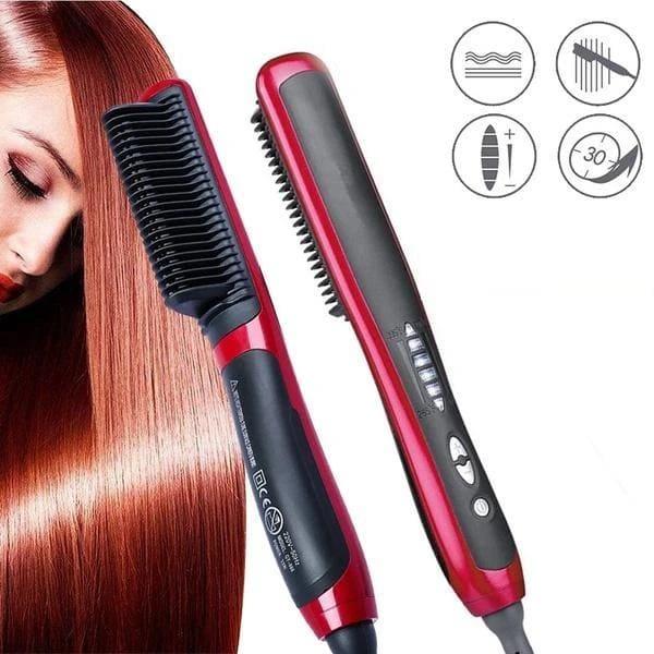 Escova Alisadora Anti Queimadura - Hair Pro