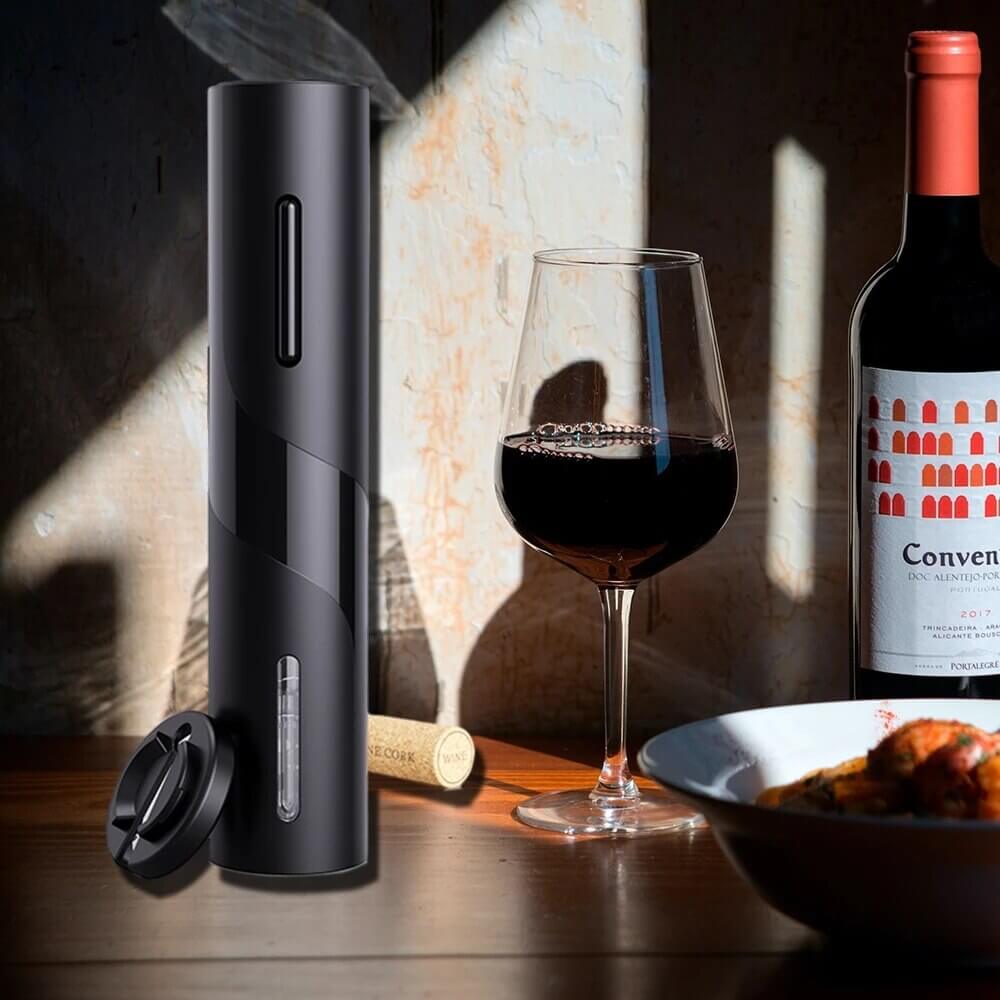 Abridor de Vinho Elétrico  com Carregamento USB