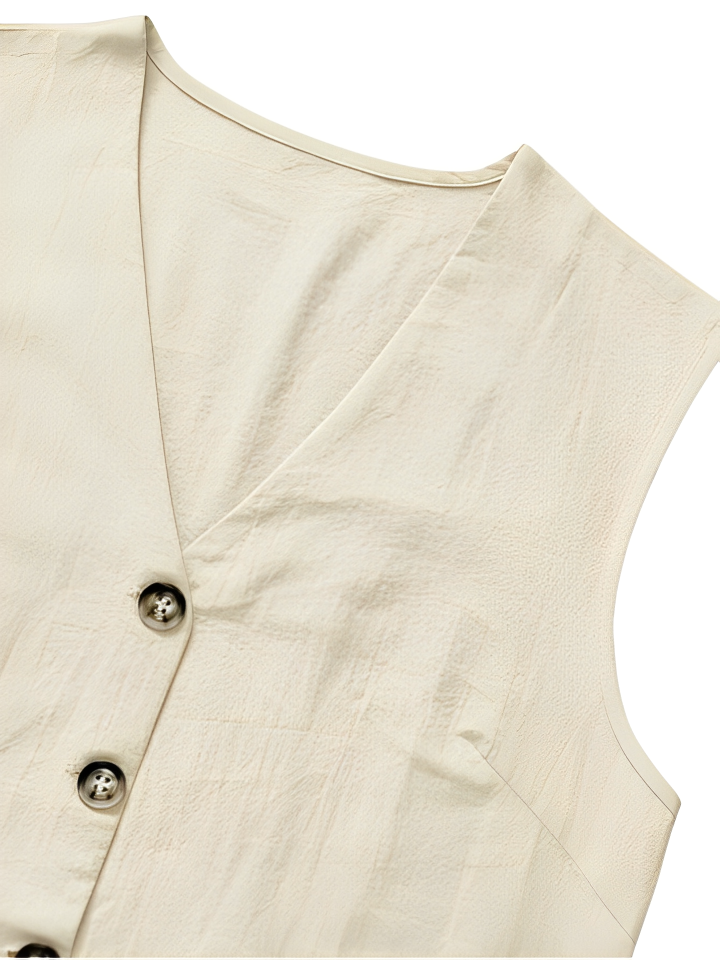 Conjunto Feminino de Linho com Colete de Amarração - Alana
